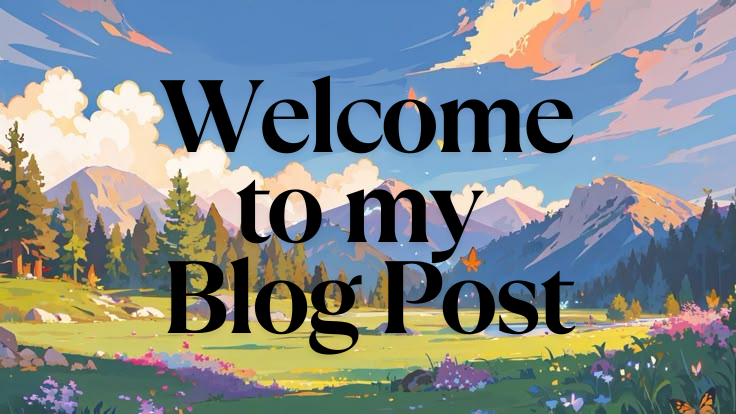 Welcome Image